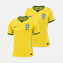 Kit Casal Seleção Brasileira Titular Copa 2026 - Amarela