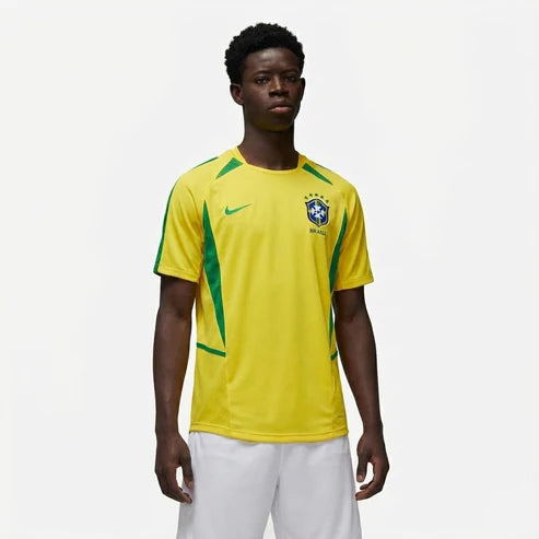 Camisa Brasil I 2002 - Versão Retrô
