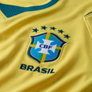 Kit Casal Seleção Brasileira Titular Copa 2026 - Amarela