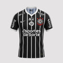 Camisa Corinthians II 2026/27 Versão Jogador + Patrocínios - Preta