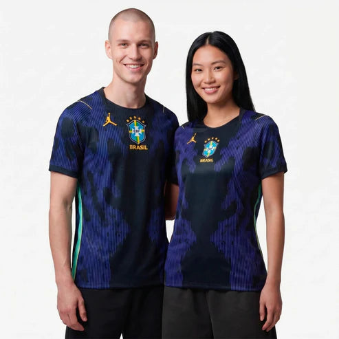 Kit Casal Seleção Brasileira II Copa 2026 - Azul