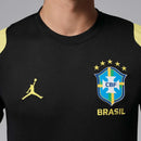 Camiseta Brasil Jordan Academy Pro 2026 Treino Masculina - Preto