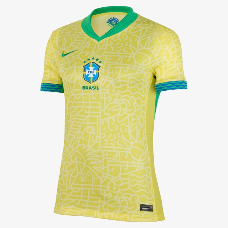 CAMISA FEMININA DO BRASIL 24/25 AMARELO