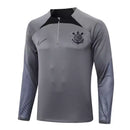 Agasalho Corinthians 2024/25 Conjunto - Cinza e Preto