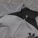 Agasalho Corinthians 2024/25 Conjunto - Cinza e Preto