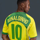 Camisa I Brasil Nike Total 90 2004 Ronaldinho Masculina