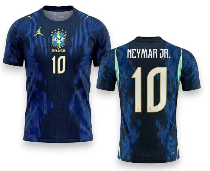 Camisa Brasil II 2026/27 (Neymar/10) - Jogador Masculina - Azul