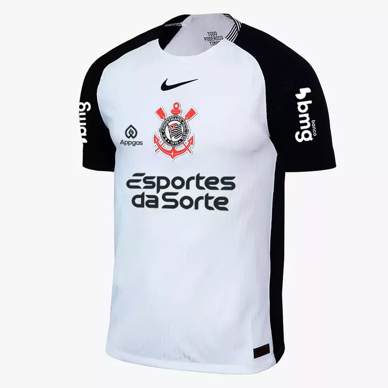 Corinthians I 2025/26 Jogador Masculina + Patrocínios branco