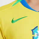 Conjunto Brasil I 2025/26 Torcedor Pro Infantil Nike - Amarela