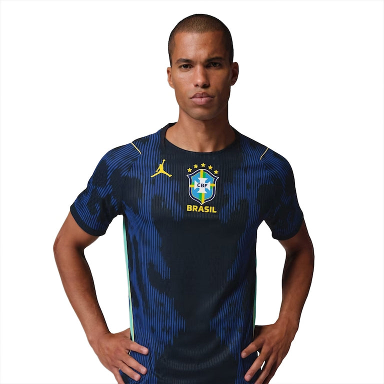 Camisa Brasil II 2026/27 Jogador Masculina Nike Jordan - Azul
