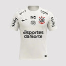 Camisa Corinthians I 2026/27 Versão Jogador + Patrocínios - Branca