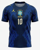 Camisa Brasil II 2026/27 (Neymar/10) - Jogador Masculina - Azul